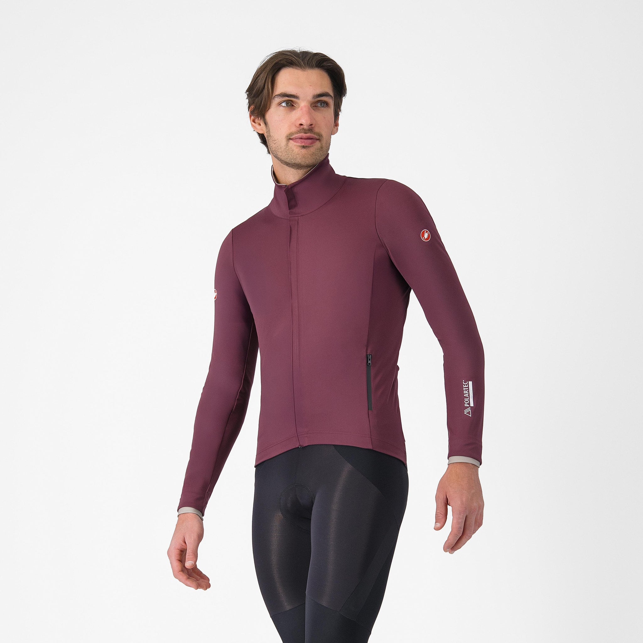 Castelli Alpha 150 Jacket – deep bordeaux/clay