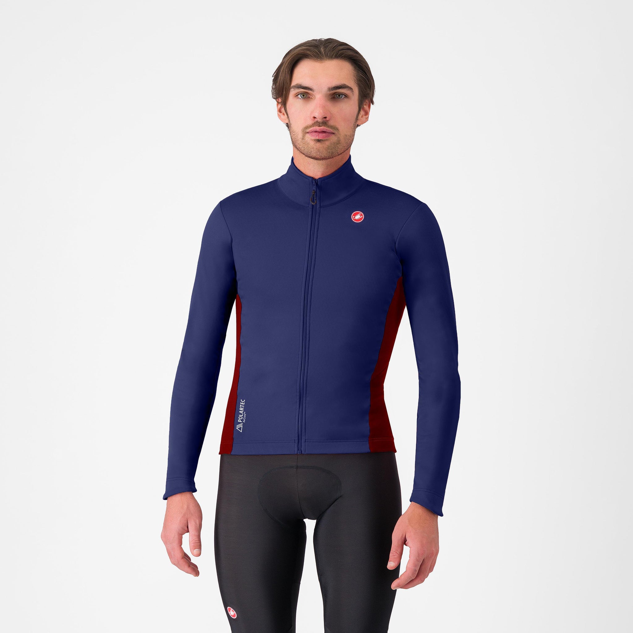 Castelli Entrata 2 Jacket – belgian blue/bordeaux