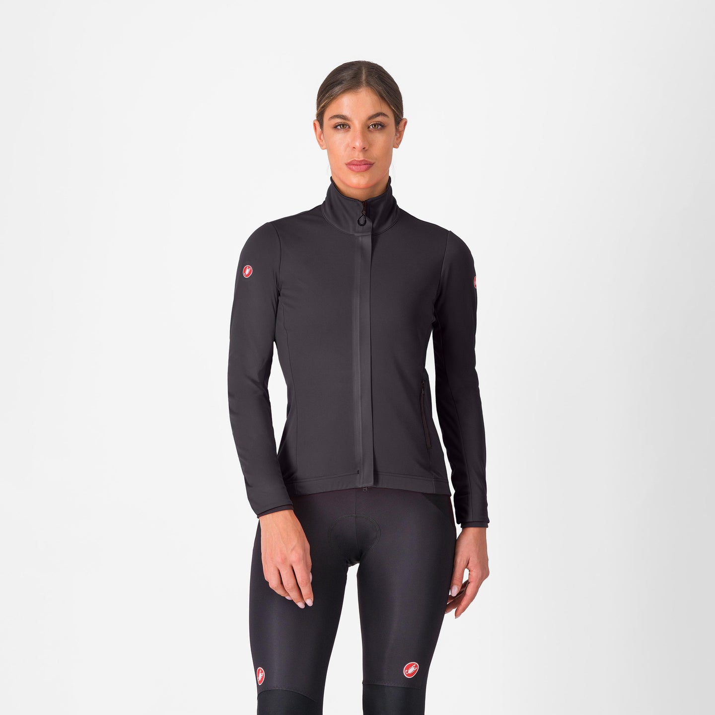Castelli Alpha 150 W Jacket – light black/black