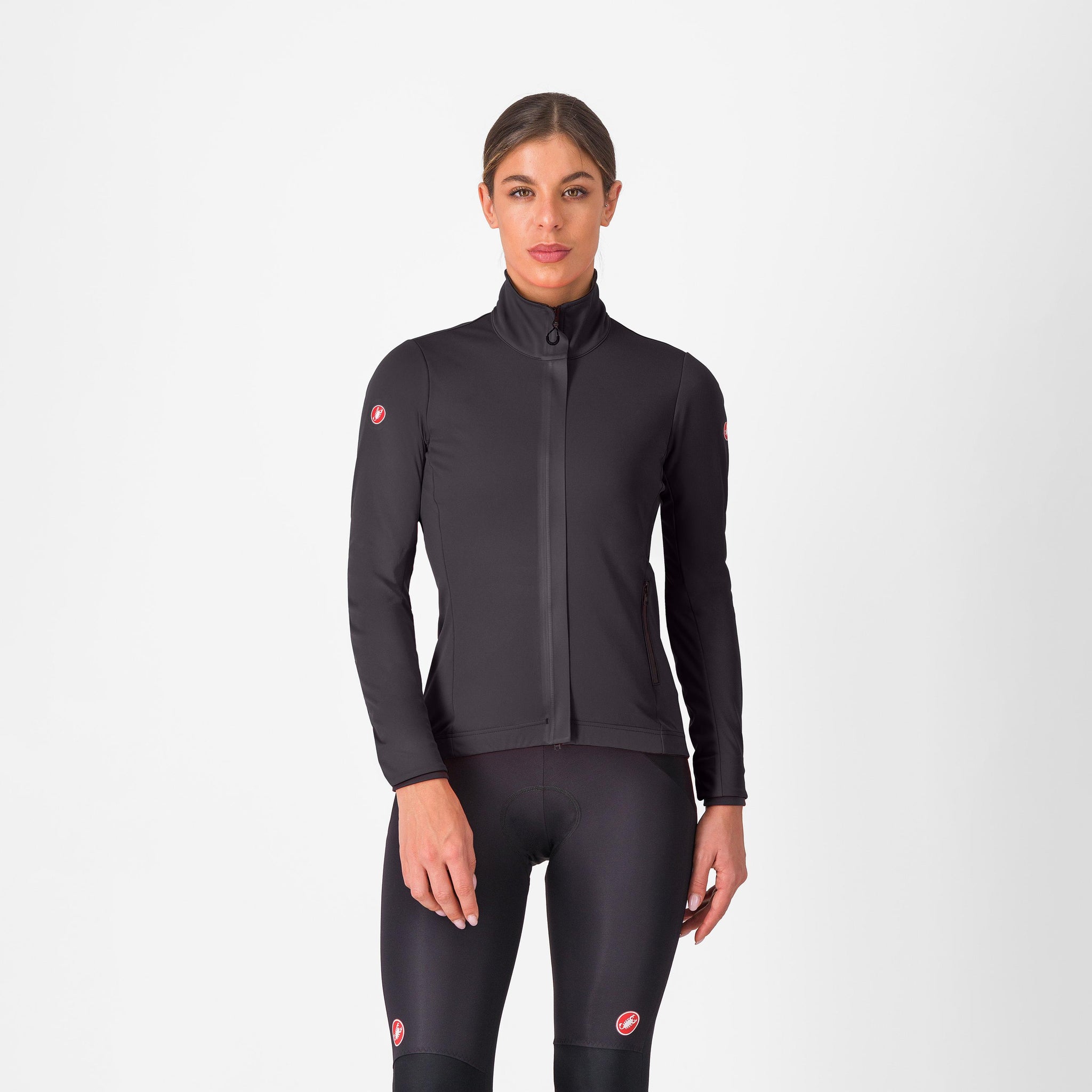 Castelli Alpha 150 W Jacket – light black/black