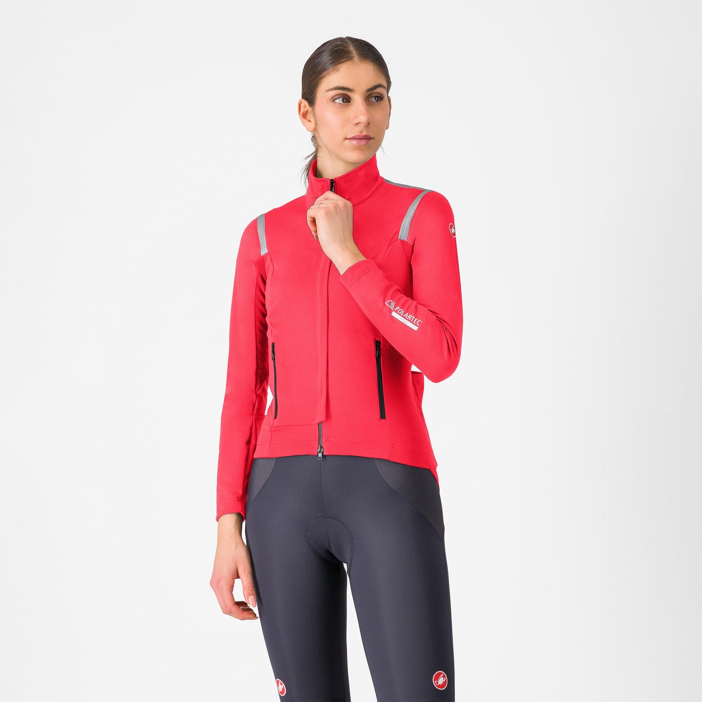 Castelli Perfetto RoS 3 W Jacket – hibiscus/black reflex
