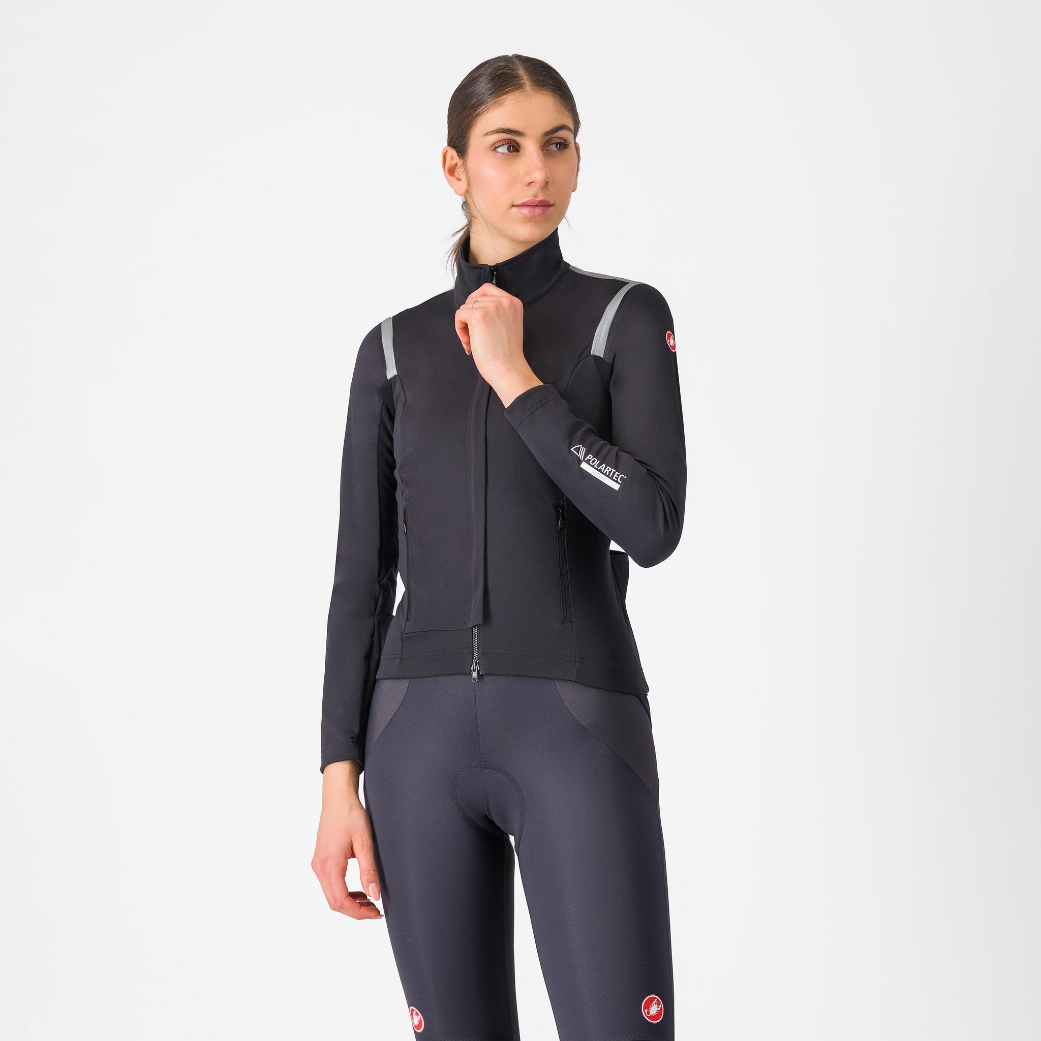 Castelli Perfetto RoS 3 W Jacket – light black/silver reflex