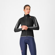 Castelli Ultra W Rain Cape – black/silver reflex