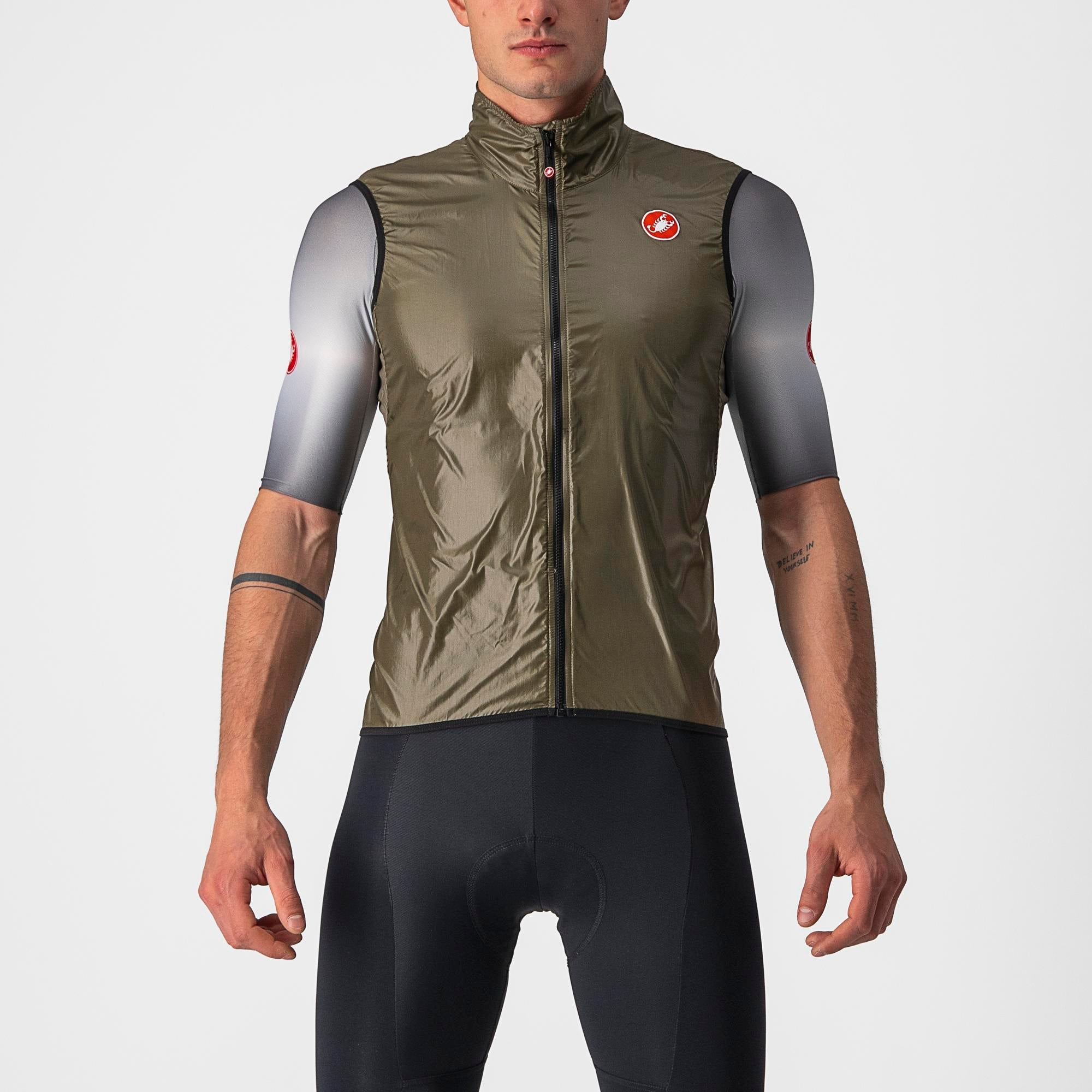 Castelli Aria Vest – moss brown