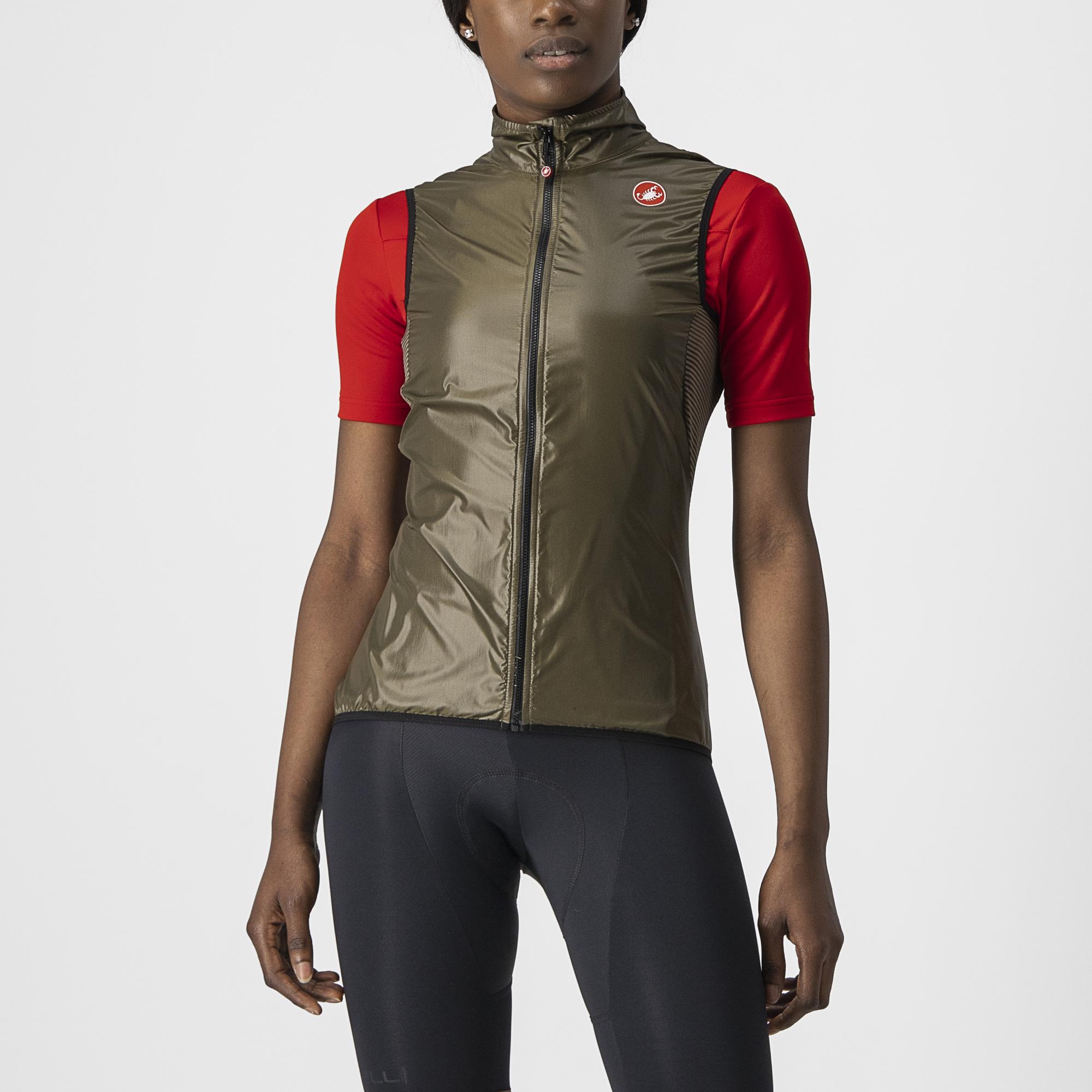 Castelli Aria W Vest – moss brown