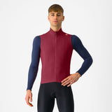 Castelli Espresso Vest – deep bordeaux