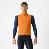 Castelli Espresso Vest – vivid orange/dark gray