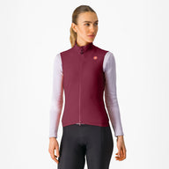 Castelli Espresso W Vest – deep bordeaux