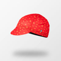 Sportful Checkmate Cycling Cap – chili red cedar