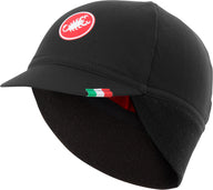 Castelli Difesa Thermal Cap – Black/Red