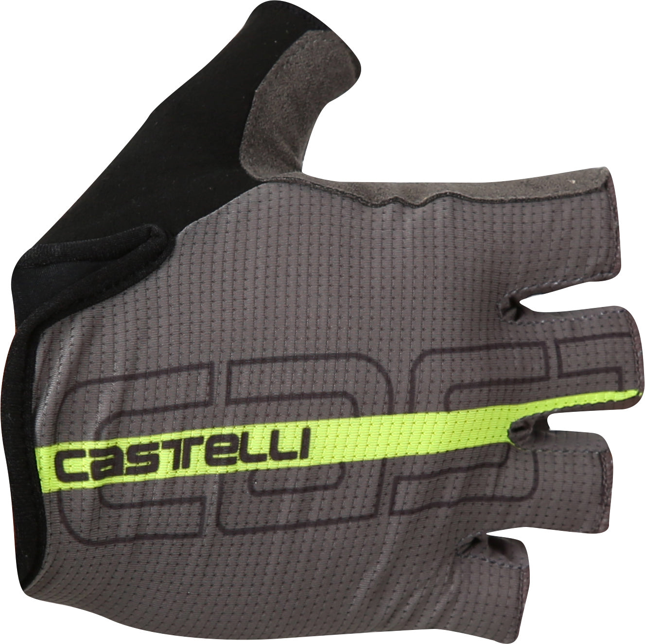 Castelli Tempo Glove – Anthracite/Yellow Fluo