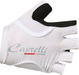 Castelli Rosso Corse Pave W Glove – White/Black