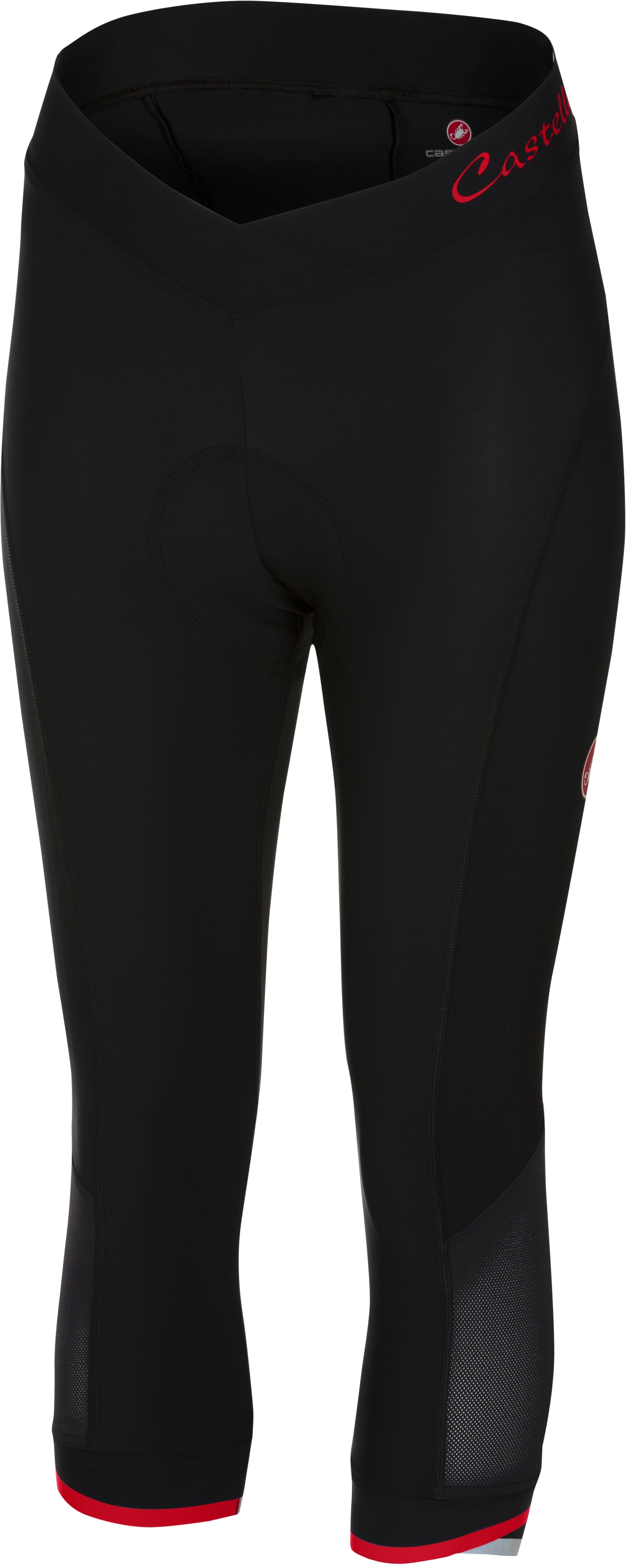 Castelli Vista Knicker – Black/Red