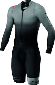 Castelli Body Paint 4.x Speed Suit LS – silver gray/black