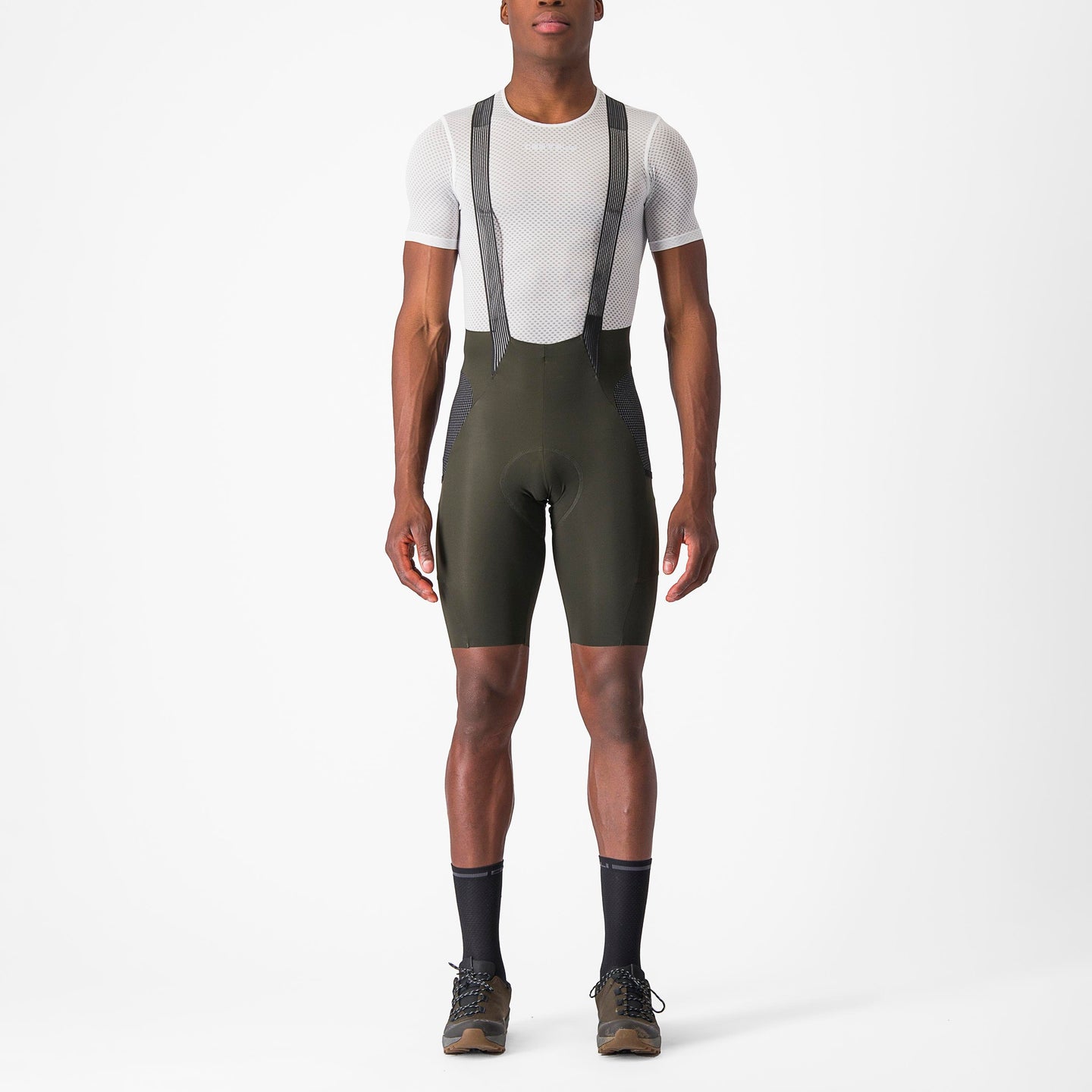 Castelli Free Unlimited Bibshort – deep green