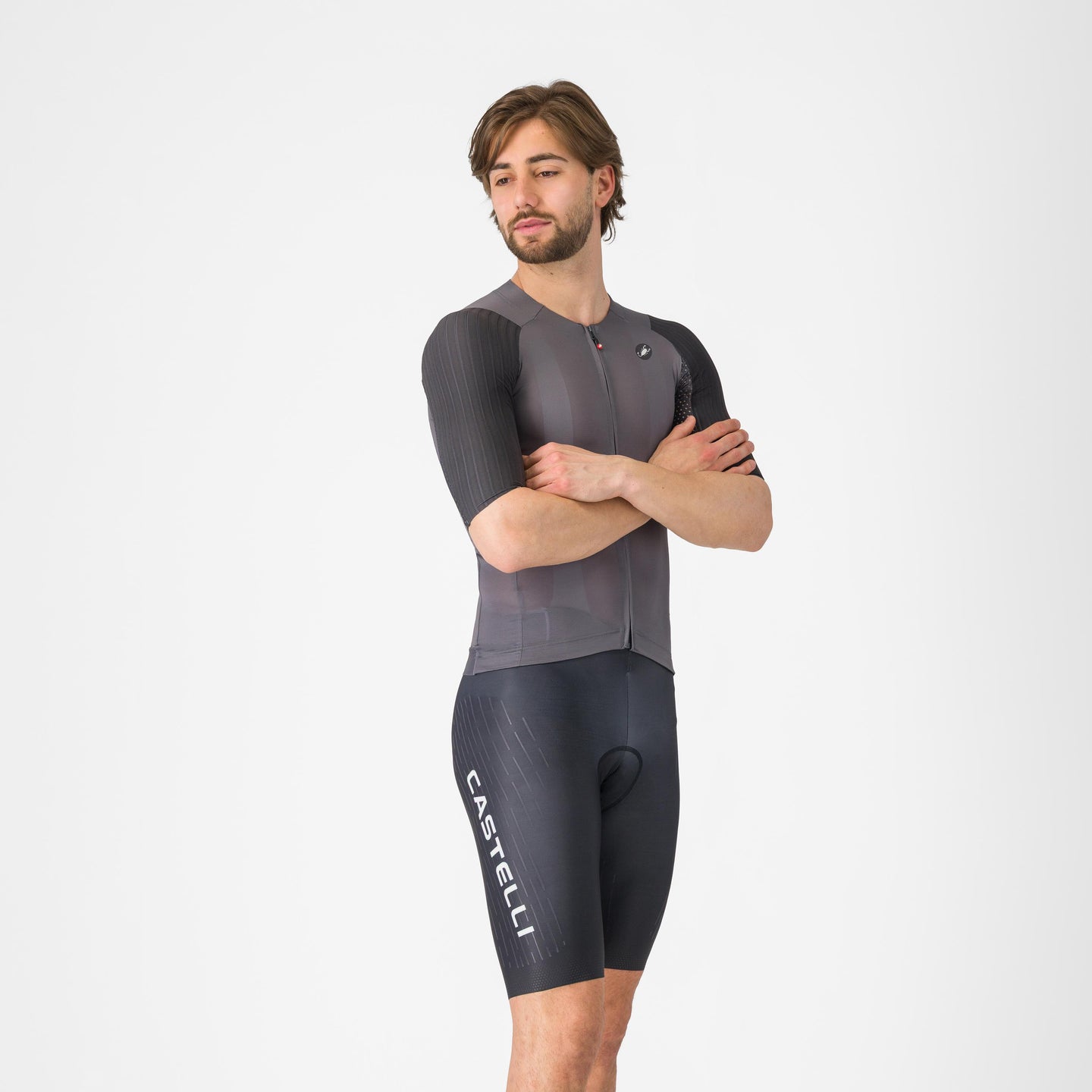 Castelli Free Aero Race S Kit Bibshort – Black/White