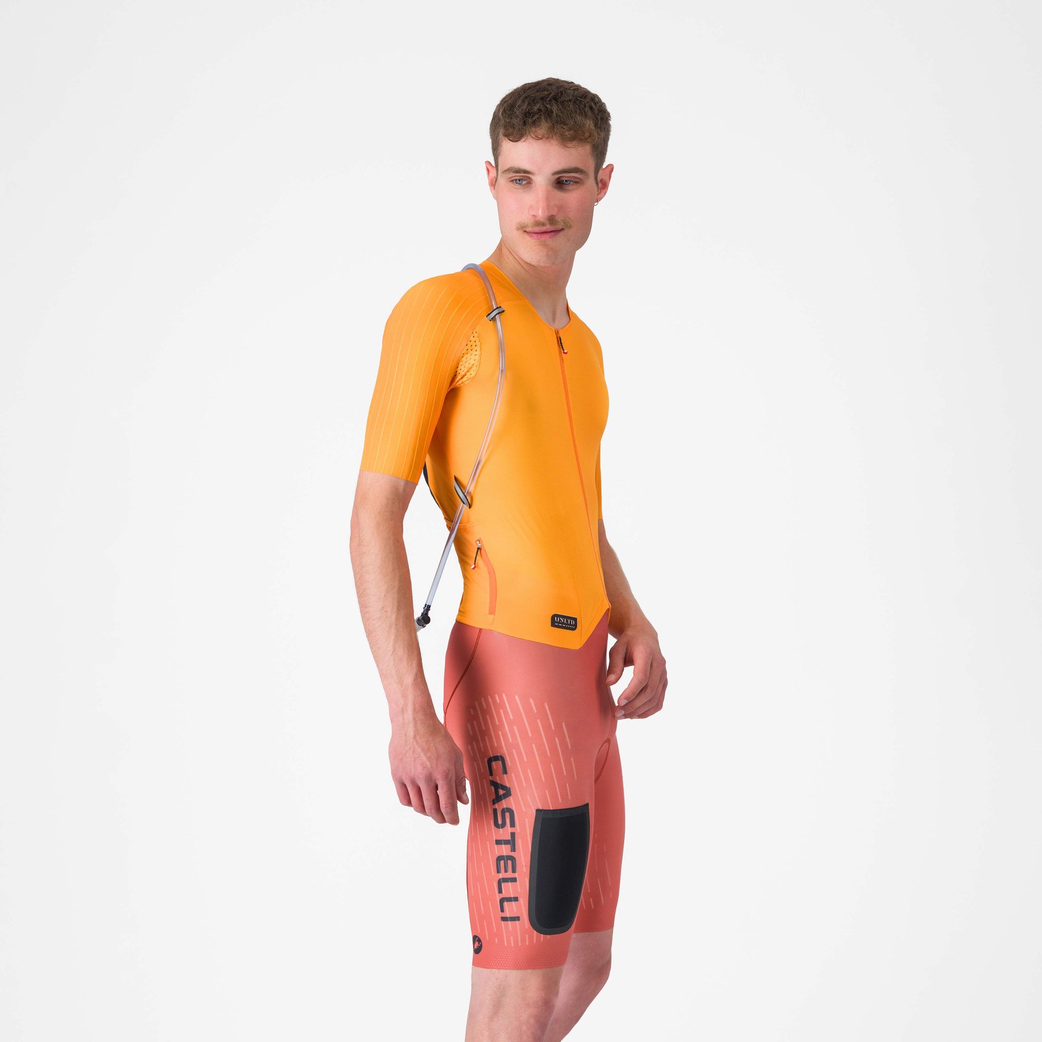 Castelli Unlimited Speedsuit – vivid orange/hot sauce/black