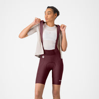Castelli Espresso 2 W DT Bibshort – deep bordeaux