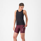 Castelli Comfort Travel Short – deep bordeaux