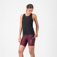 Castelli Comfort Travel Short – deep bordeaux