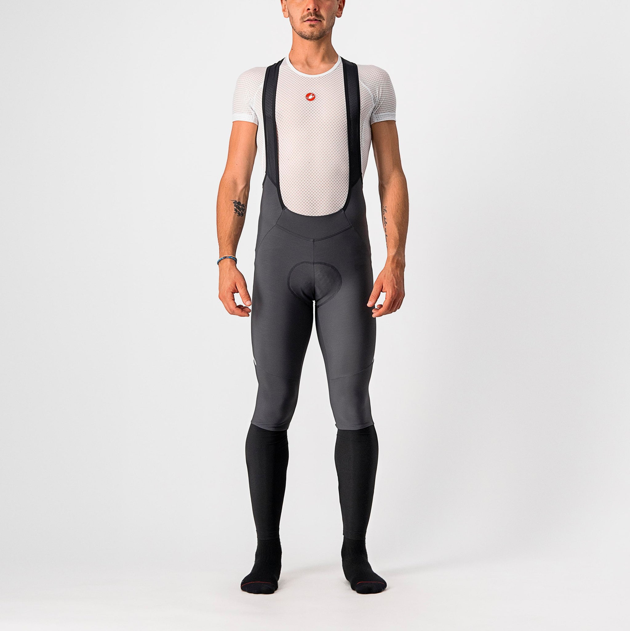 Castelli Velocissimo 5 Bibtight – dark gray/silver reflex
