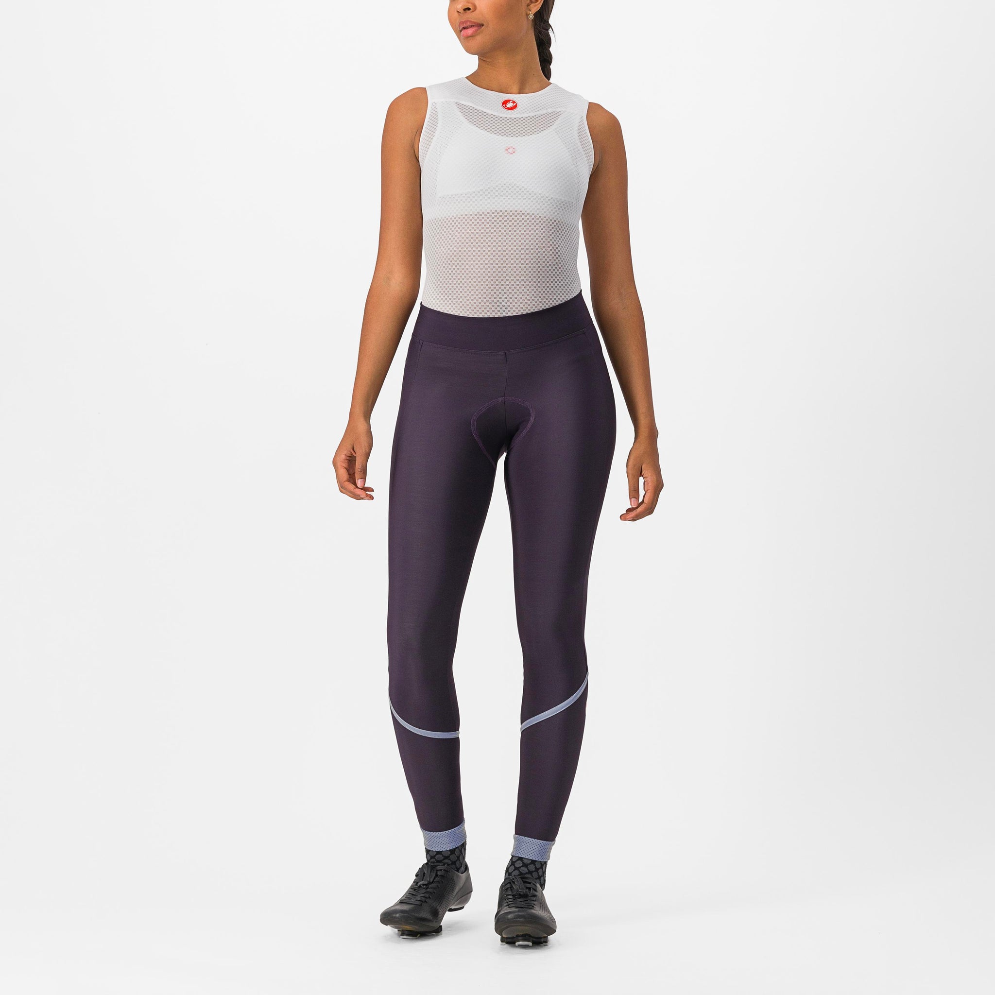 Castelli Velocissima Th Tight – Dark night shade/Silver reflex