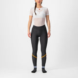 Castelli Velocissima Th Tight – black/melon -silver reflex