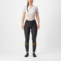Castelli Velocissima Th Tight – black/melon -silver reflex