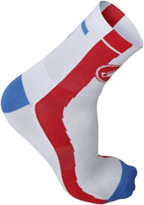 Castelli Free 9 Sock 2012 – White/Red/Black