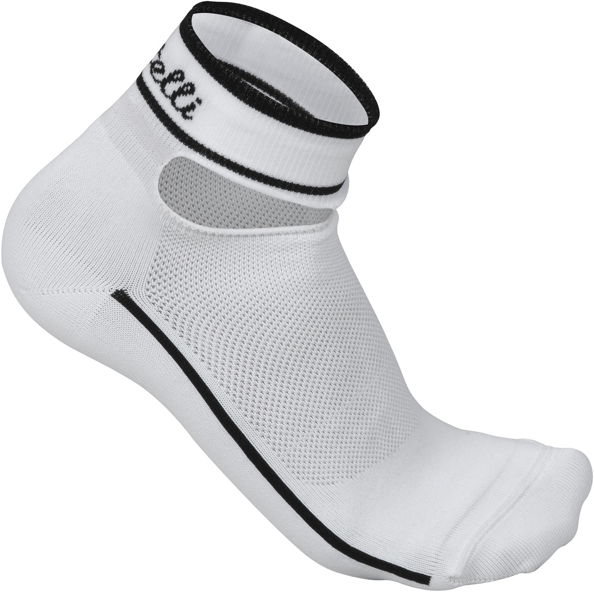 Castelli Sexy Sock – White/Black