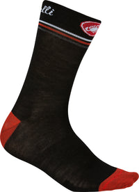 Castelli Atelier 13cm Sock - Women's – Blk/Red