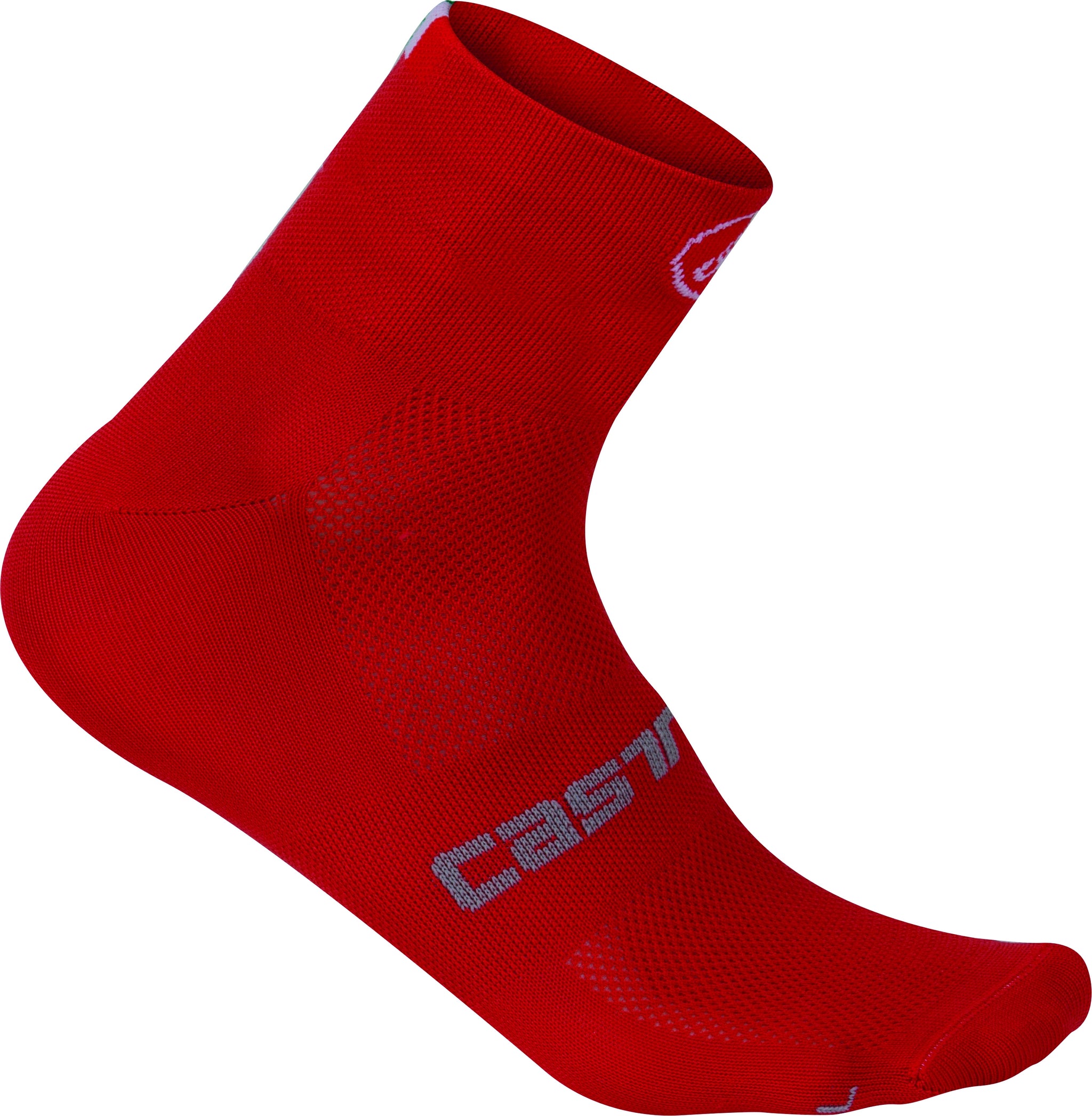 Castelli Quattro 6cm Socks – Red