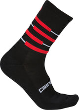 Castelli Incendio 15cm Sock – Blk/Red