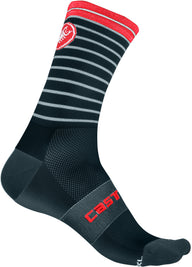 Castelli Podio Doppio 13 Sock – dark infinity blue/red