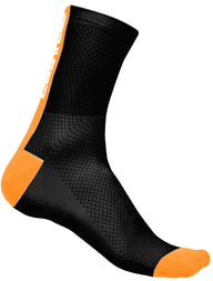 Castelli Distanza 9 Sock – Black/Orange