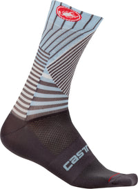 Castelli Pro Mesh 15 Sock – dark gray/dusk blue