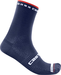 Castelli Rosso Corsa Pro 15 Sock – belgian blue