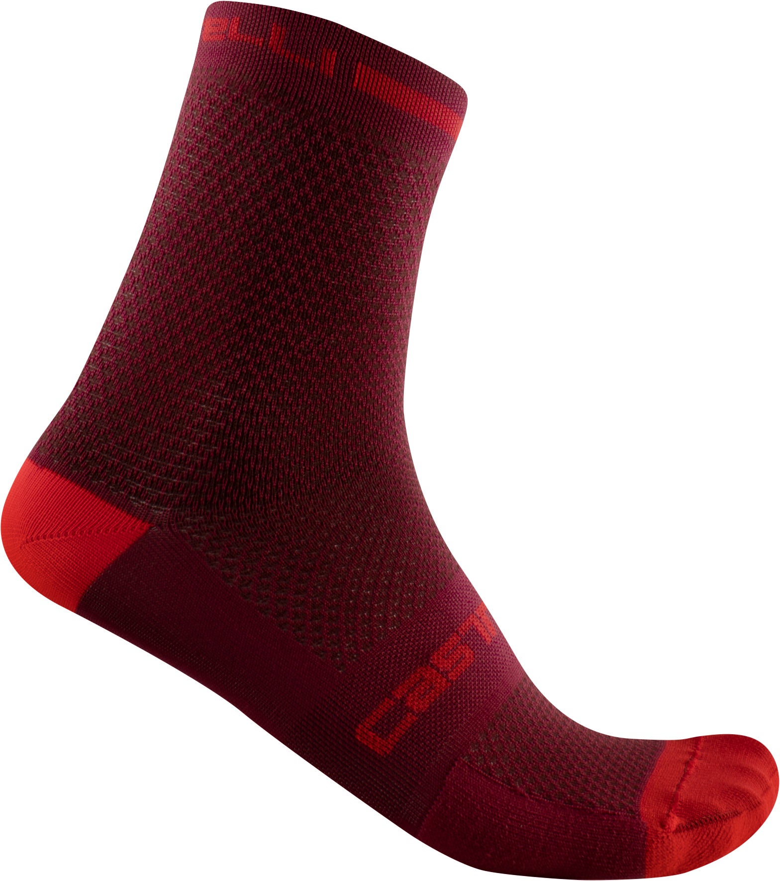 Castelli Superleggera T 12 Sock – Bordeaux