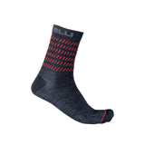Castelli Go 15 Sock – savile blue/red