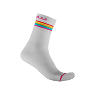 Castelli Go W 15 Sock – white/fucsia