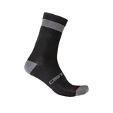 Castelli Alpha W 15 Sock – Black/Dark Gray