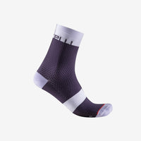 Castelli Velocissima 12 Sock – Dark night shade/Orchid petal