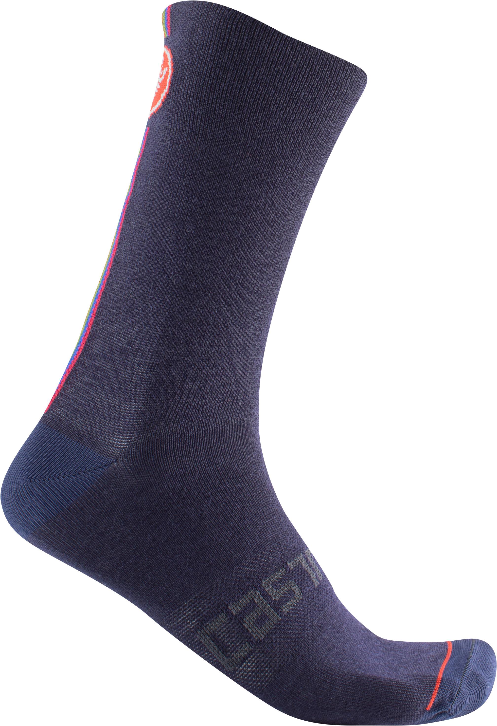 Castelli Racing Stripe 18 Sock – savile blue