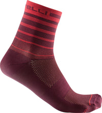 Castelli Speed Strada 12 Sock – Bordeaux