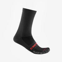 Castelli Re-cycle Thermal 18 Sock – Black