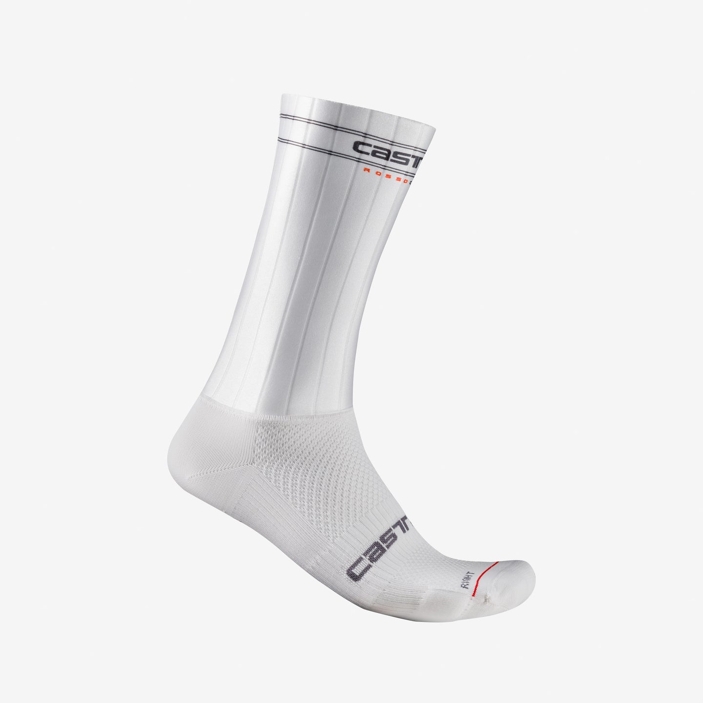Castelli Fast Feet 3 Sock – white