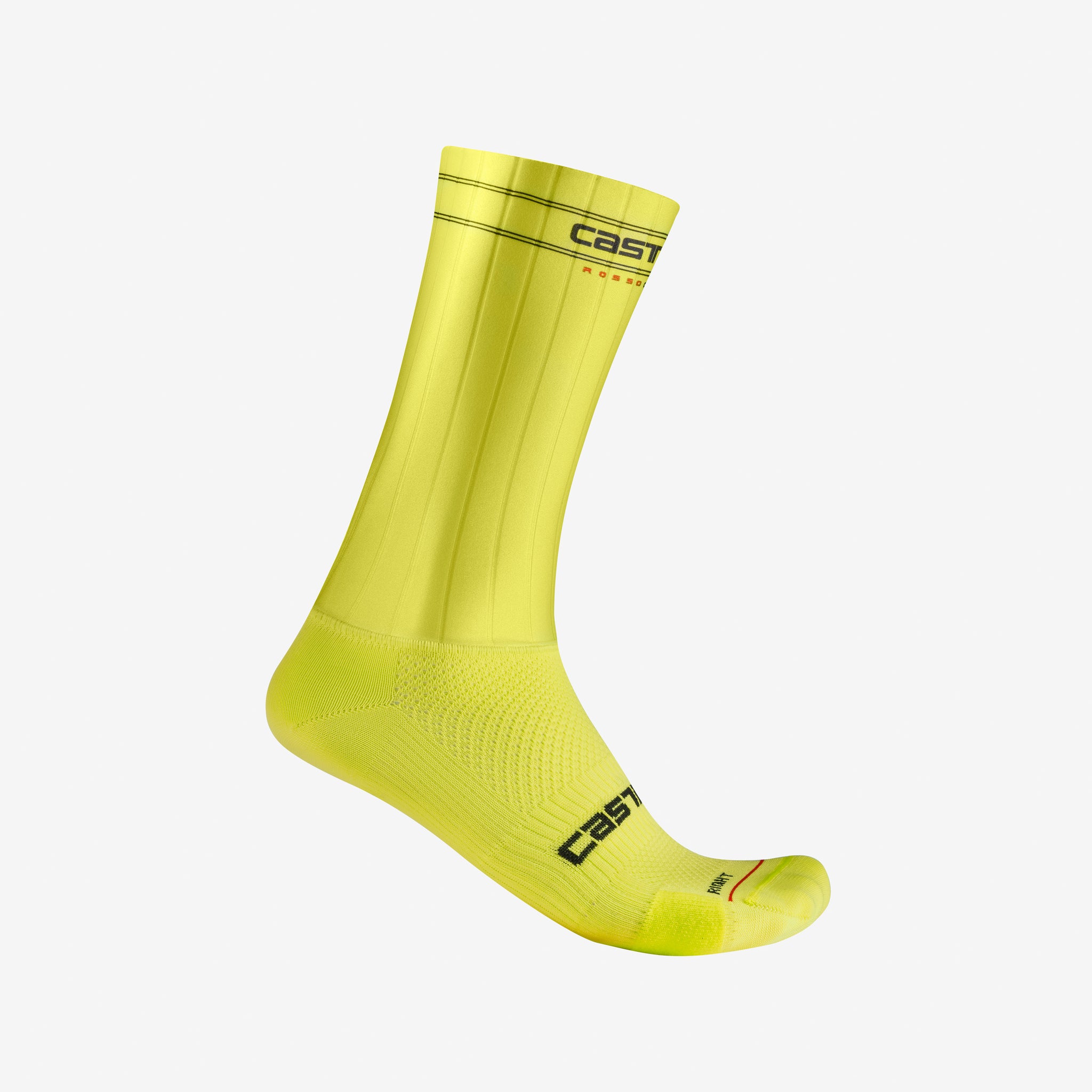 Castelli Fast Feet 3 Sock – electric lime