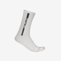 Castelli Linea Logo 15 Sock – White/Black