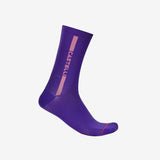 Castelli Linea Logo 15 Sock – ultraviolet/rosa giro