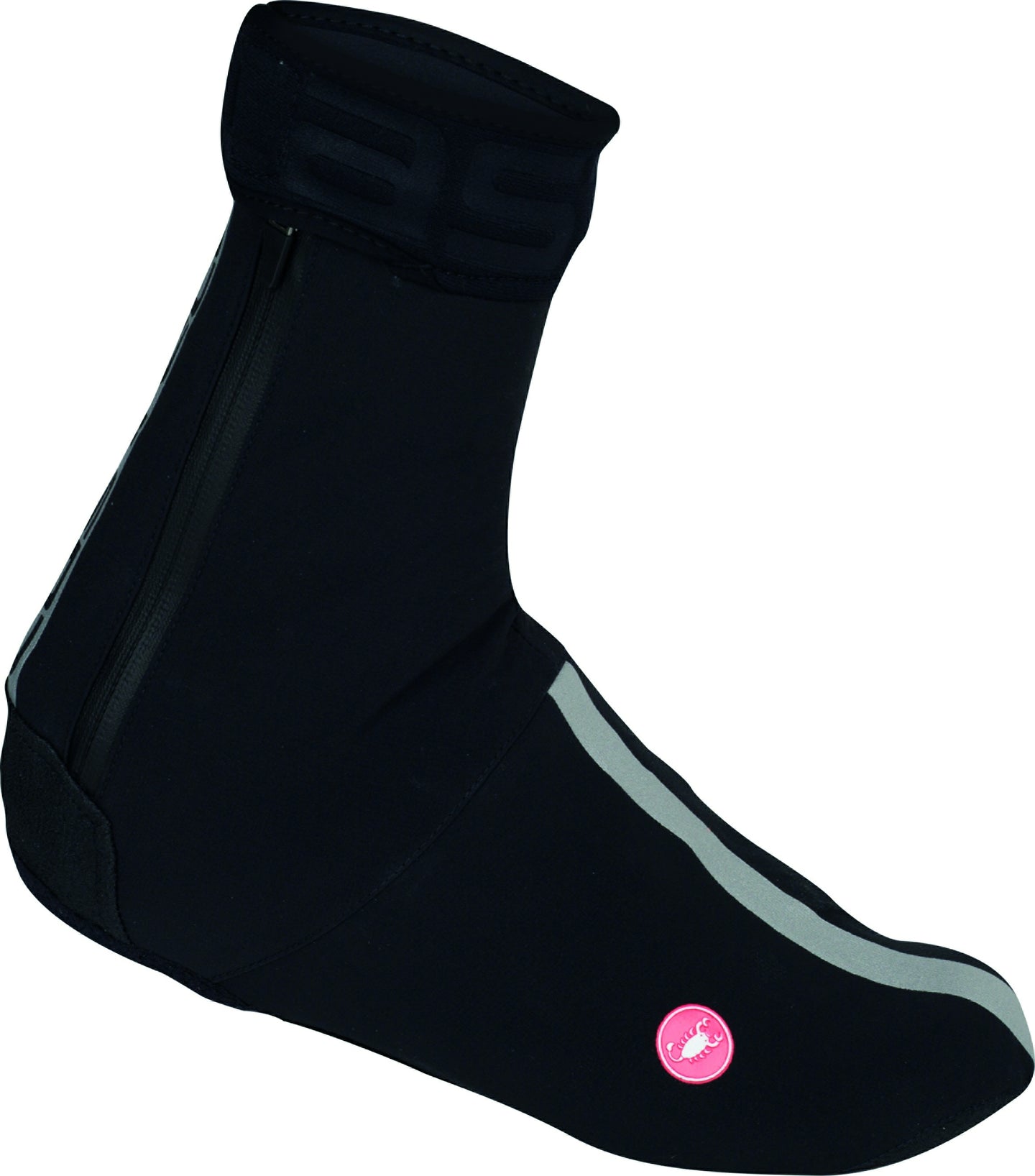 Castelli Tempesta Shoecover – Blk-Reflective Slvr